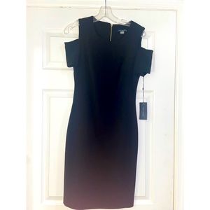 Cut-out shoulder Little Black Dress. NWT!